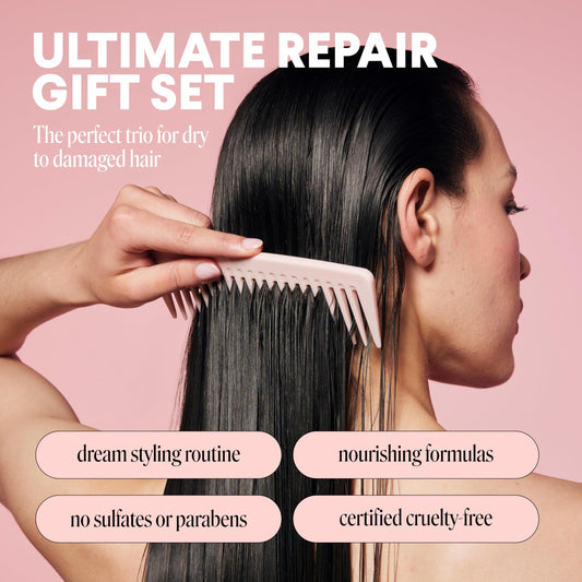 MONDAY HAIRCARE REPAIR Shampoo pump close-up for easy, controlled cleansing benefit