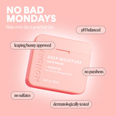 MONDAY HAIRCARE shea butter on spoon showing deep hydration benefits