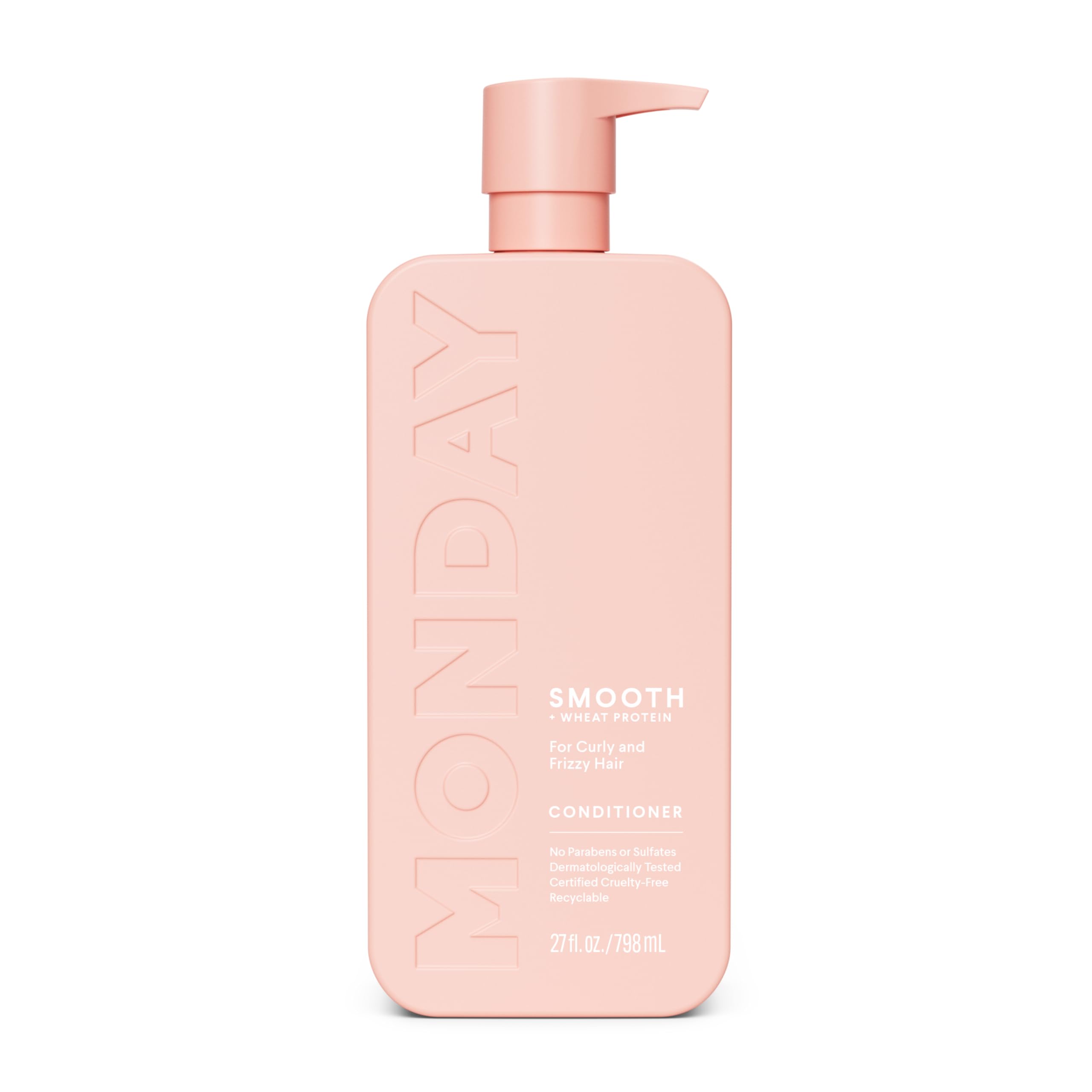 MONDAY HAIRCARE front packaging showing bottle and label for easy identification