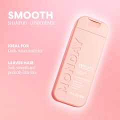 MONDAY Haircare close-up of creamy texture, highlights wheat protein moisture benefit