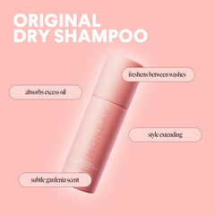 MONDAY HAIRCARE nozzle close-up demonstrating even spray control