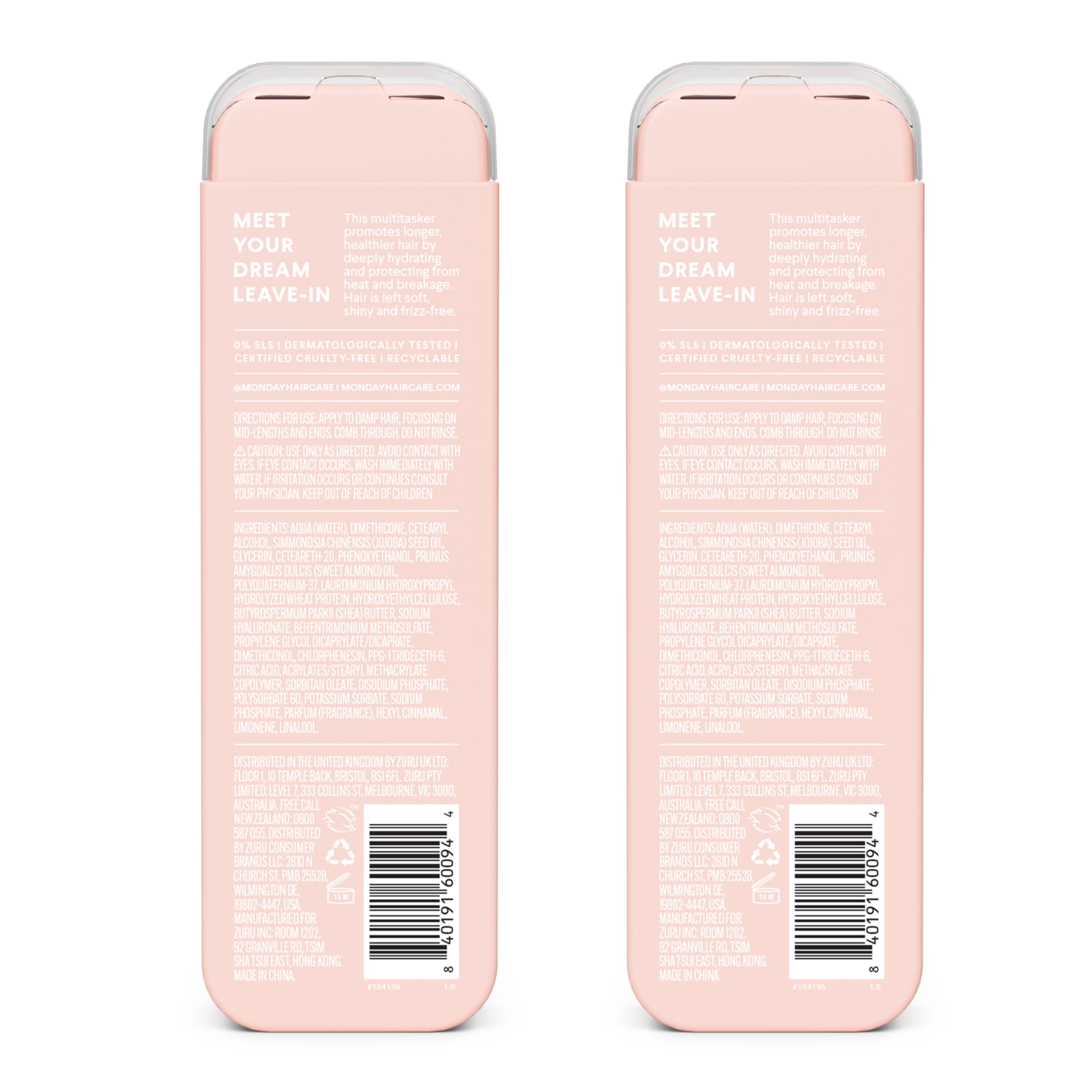 MONDAY HAIRCARE spray texture close-up highlighting lightweight mist