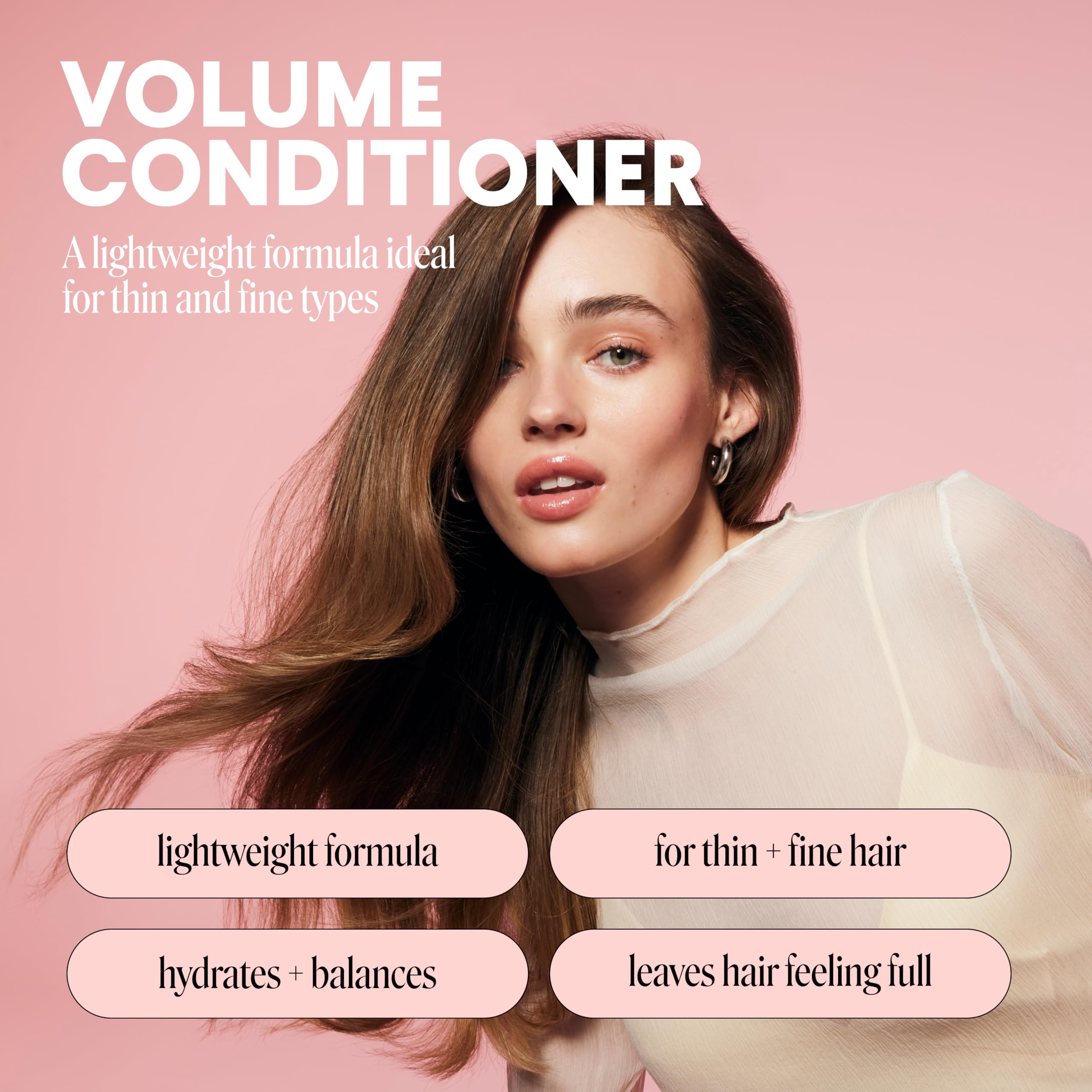 MONDAY HAIRCARE back label with ingredients and usage benefit