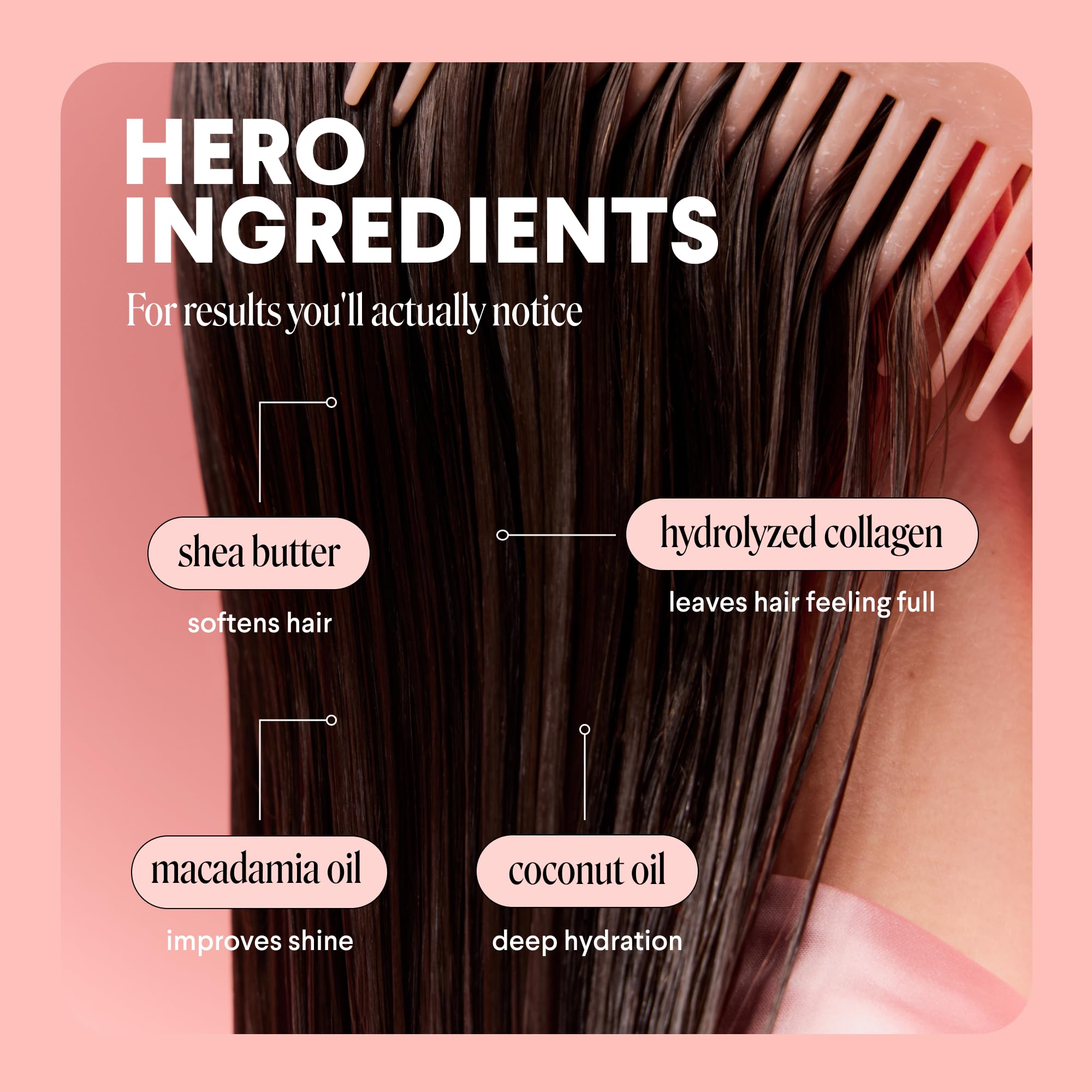 MONDAY HAIRCARE cream texture close-up showing lightweight formula benefit