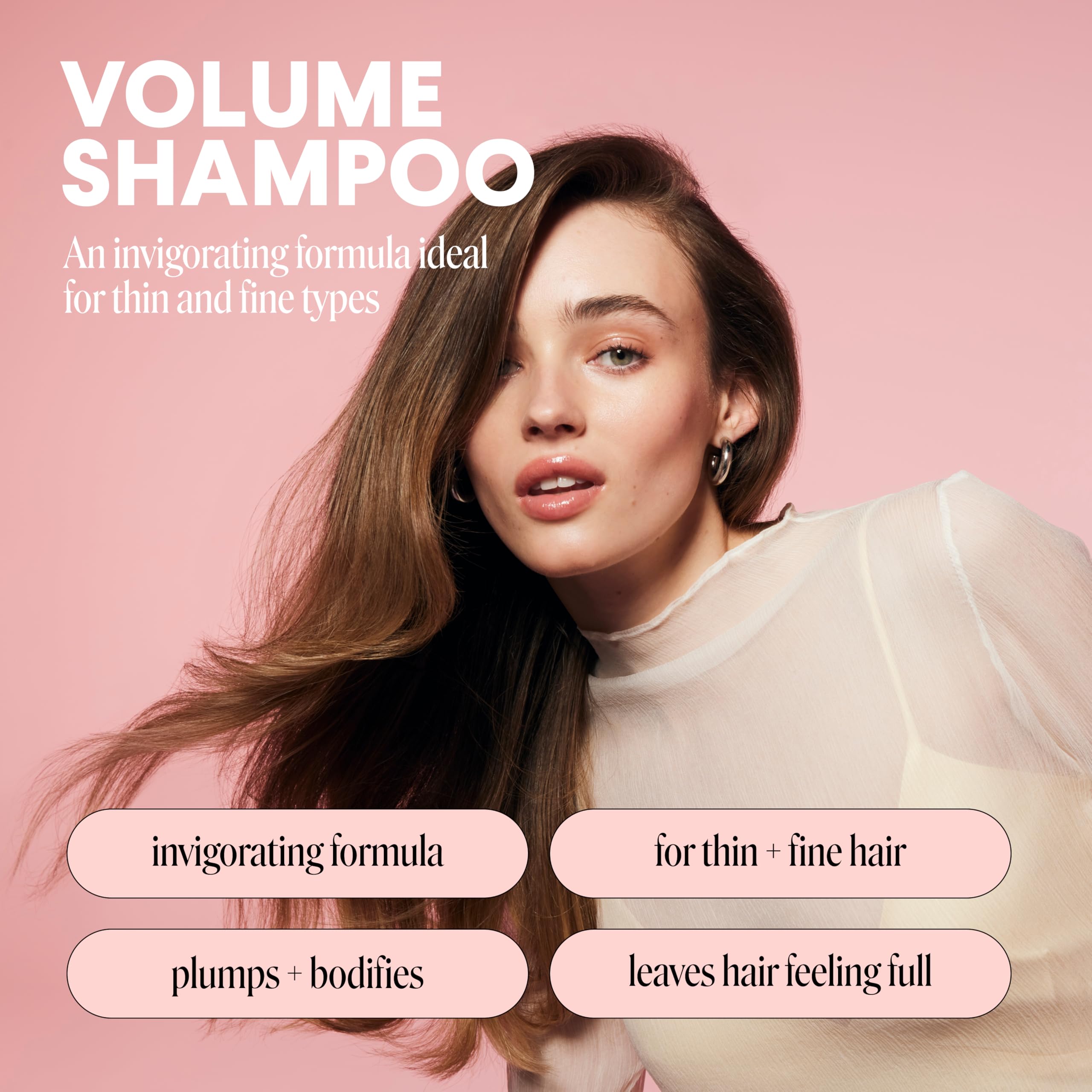 MONDAY HAIRCARE pump nozzle close-up enabling easy, mess-free dispensing