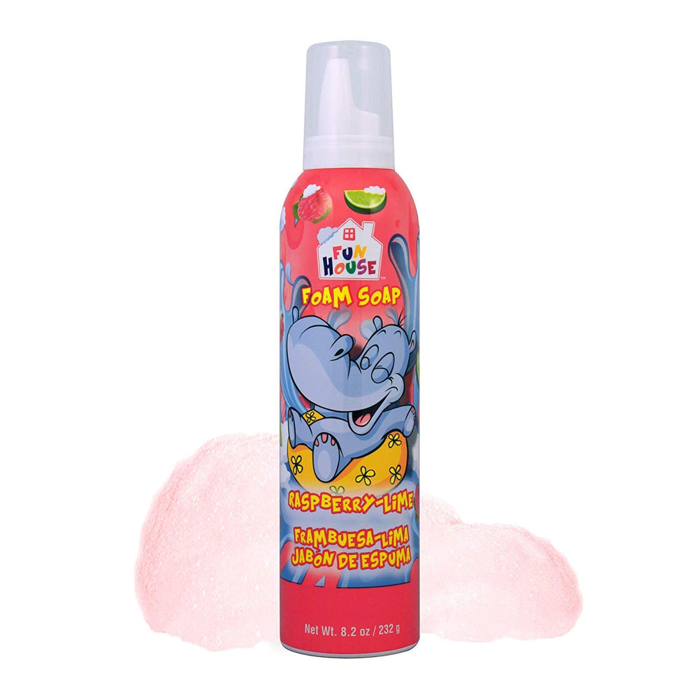 Moneysworth & Best in bathroom with child shaping foam, promotes playful washing