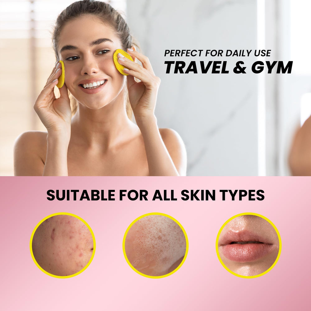 MONIER pad soaked with serum droplet illustrating hydrating and smoothing effect
