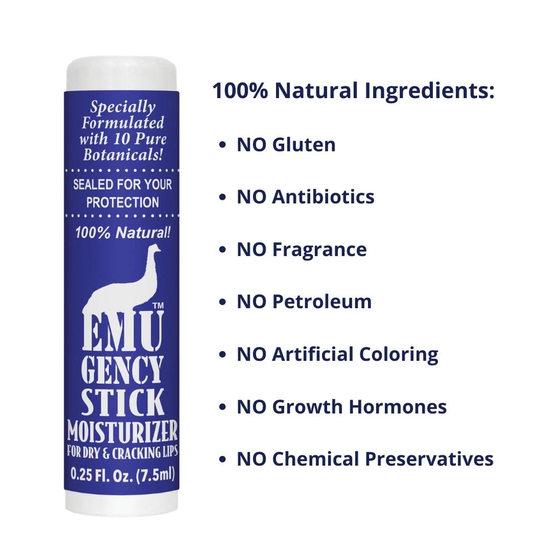 Montana Emu Ranch pocket stick held in hand showing scale and portable convenience