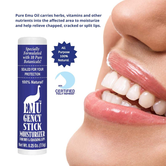 Montana Emu Ranch close-up of stick texture highlighting smooth emollient finish