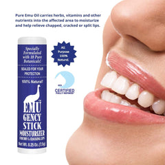 Montana Emu Ranch close-up of stick texture highlighting smooth emollient finish