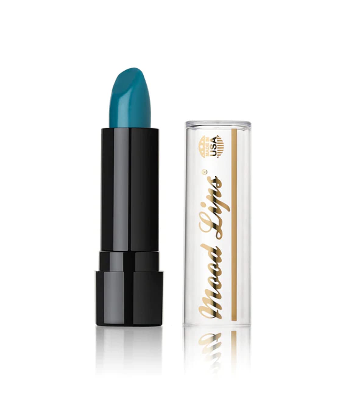 Mood Lips applied on lips, demonstrates personalized color transformation benefit
