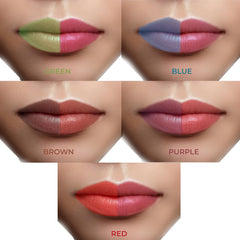 Mood Lips swatch on wrist changing color, illustrating personalized pH-tint result