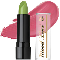 Mood Lips open bullet close-up showing creamy texture and smooth application
