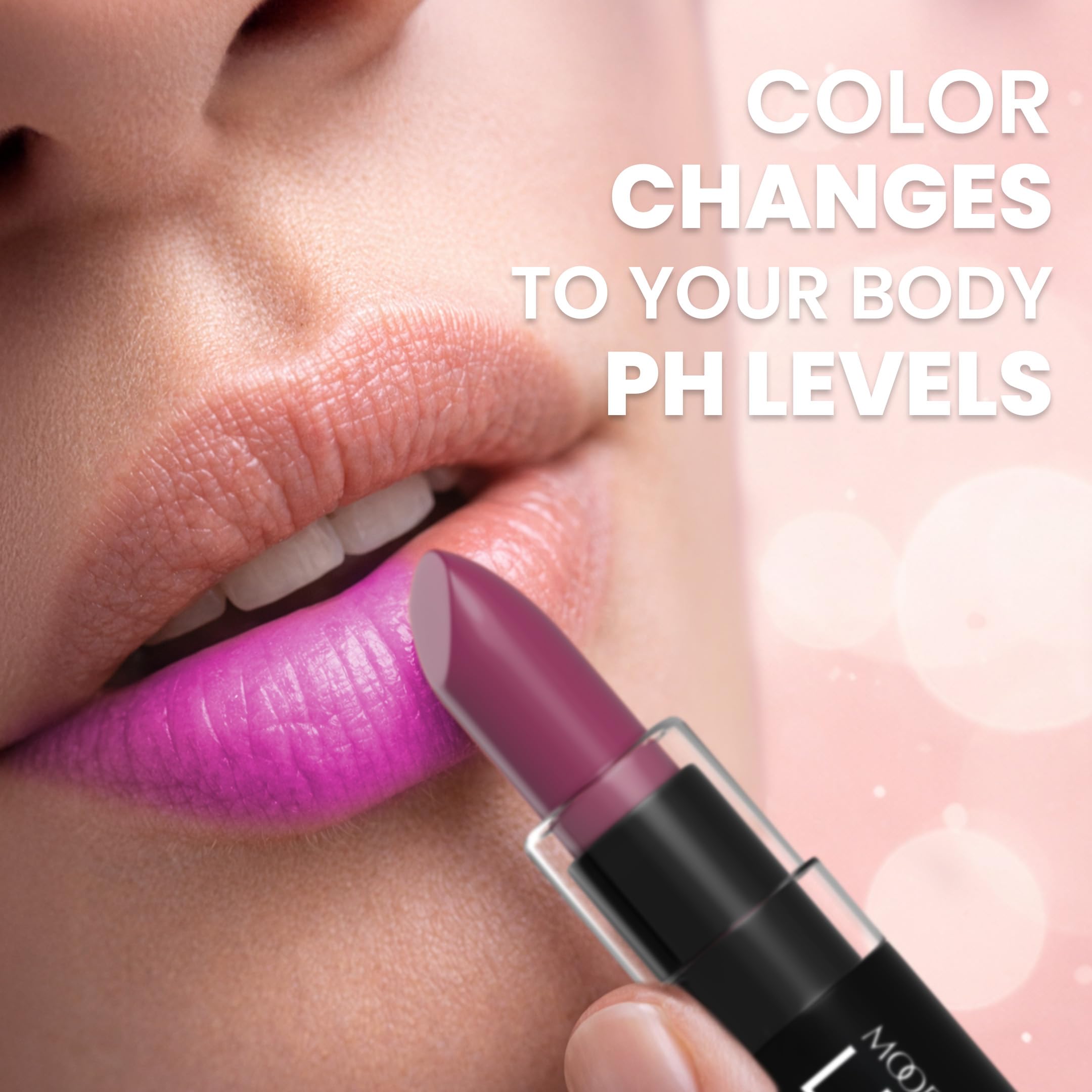 MOODmatcher evening event look highlighting vibrant purple and smudge-resistant finish