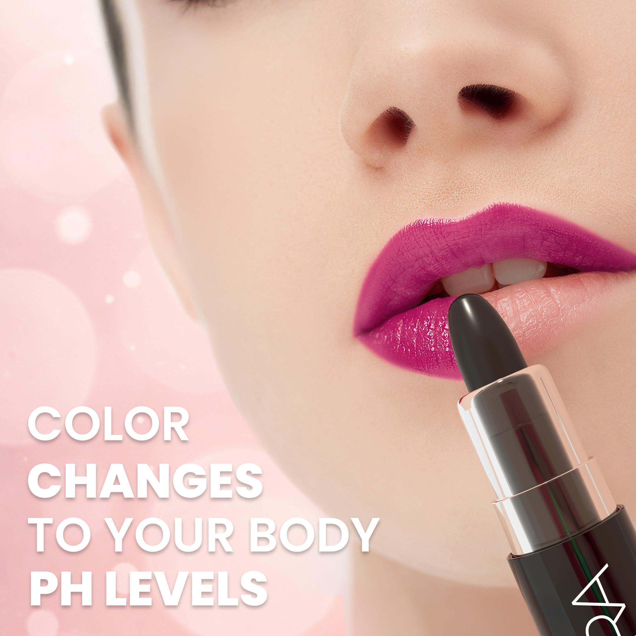 MOODmatcher open lipstick revealing creamy wand texture for smooth glide benefit
