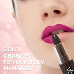 MOODmatcher open lipstick revealing creamy wand texture for smooth glide benefit