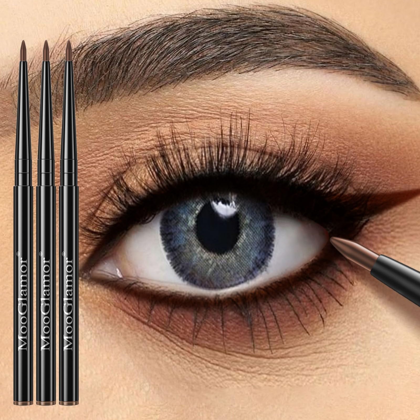 MooGlamor close-up gel tip displaying smooth glide for precise lines