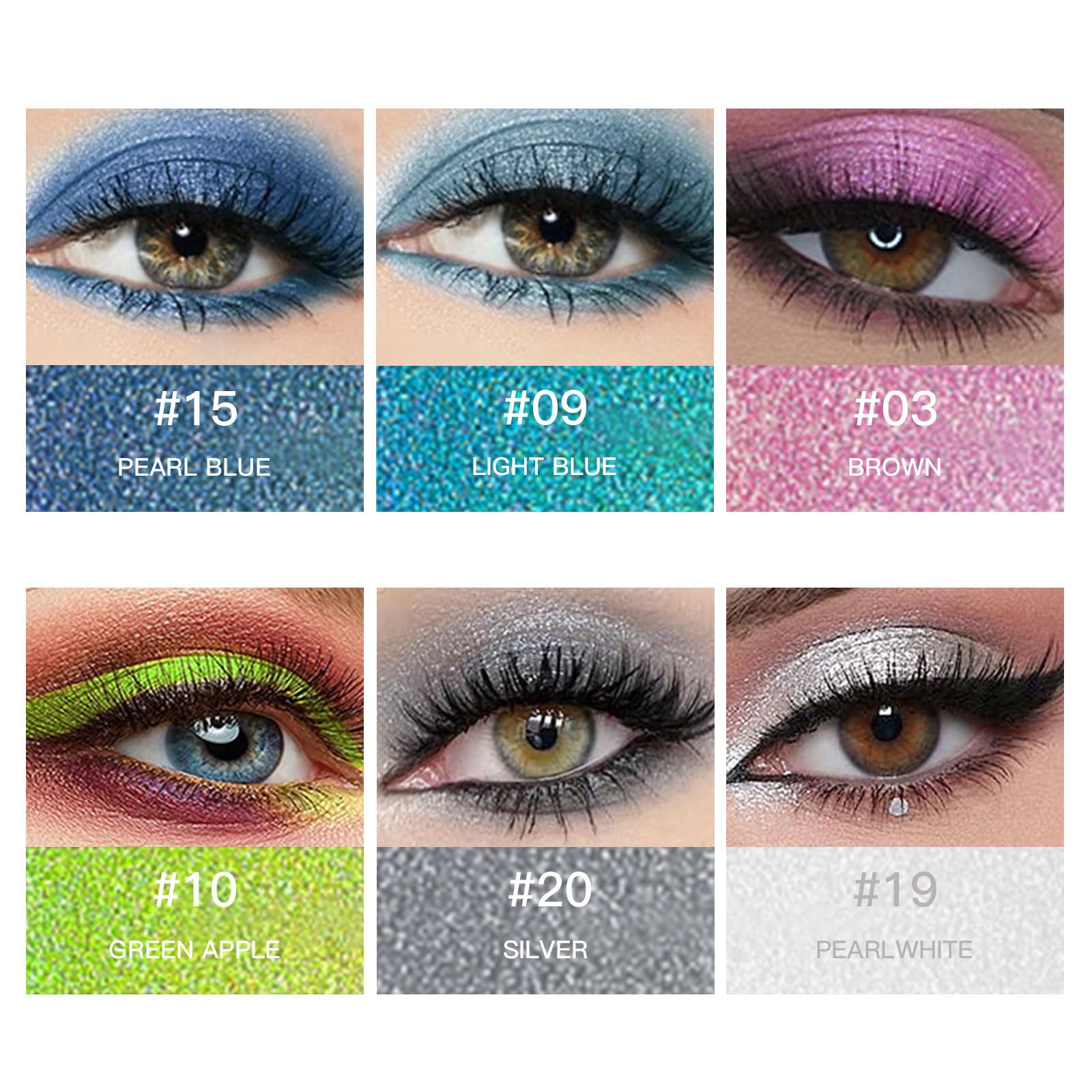 MooGlamor creamy texture swatches showing pigment payoff and smooth glide benefit even coverage
