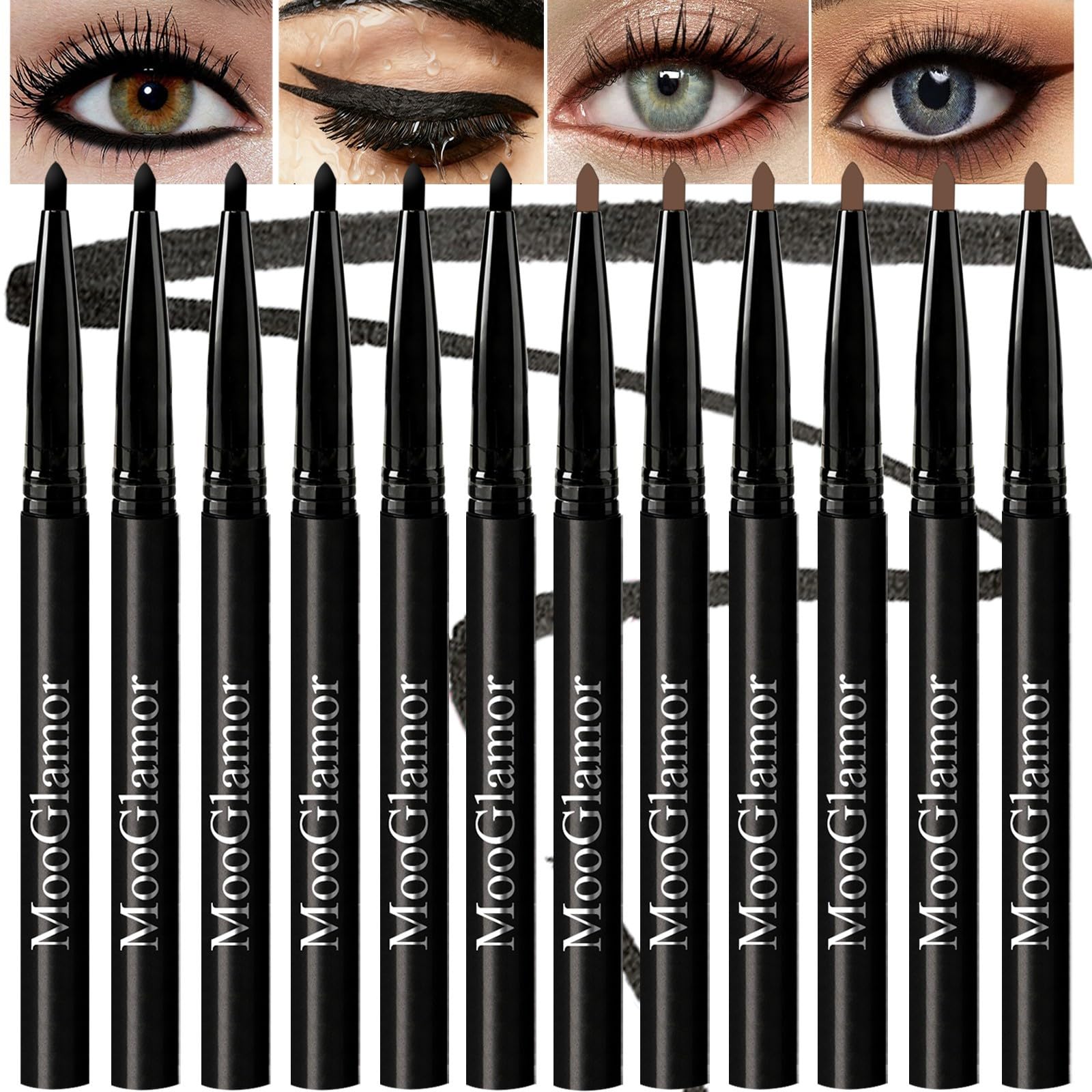 MooGlamor front packaging showing full 12-piece set and convenience