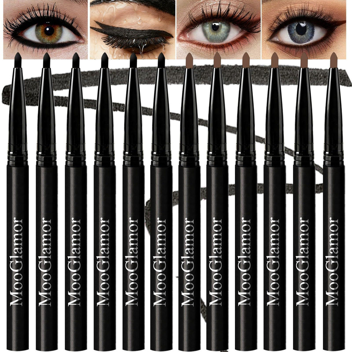MooGlamor front packaging showing full 12-piece set and convenience