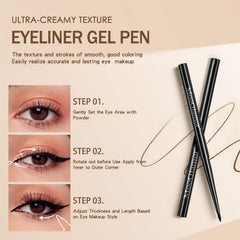 MooGlamor gel tip texture showing creamy pigment for easy glide