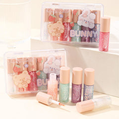 MooGlamor six shade arm swatches showing vibrant glitter payoff and color selection