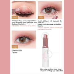 MooGlamor six sticks fanned to reveal paired shades for versatile makeup looks