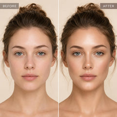 MOOMARTO application on nose showing subtle sculpting benefit