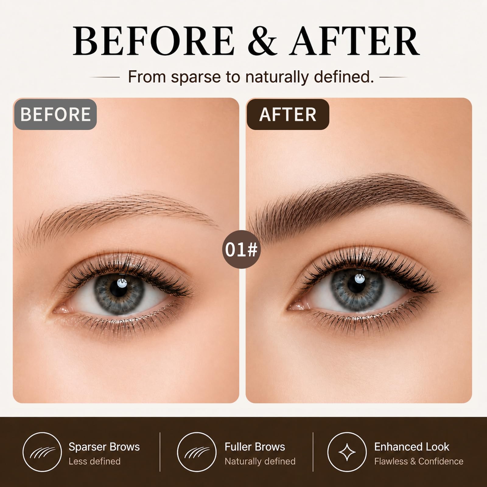 MOOMARTO precise brush-tip detail for outlining and defining arches, better shape control