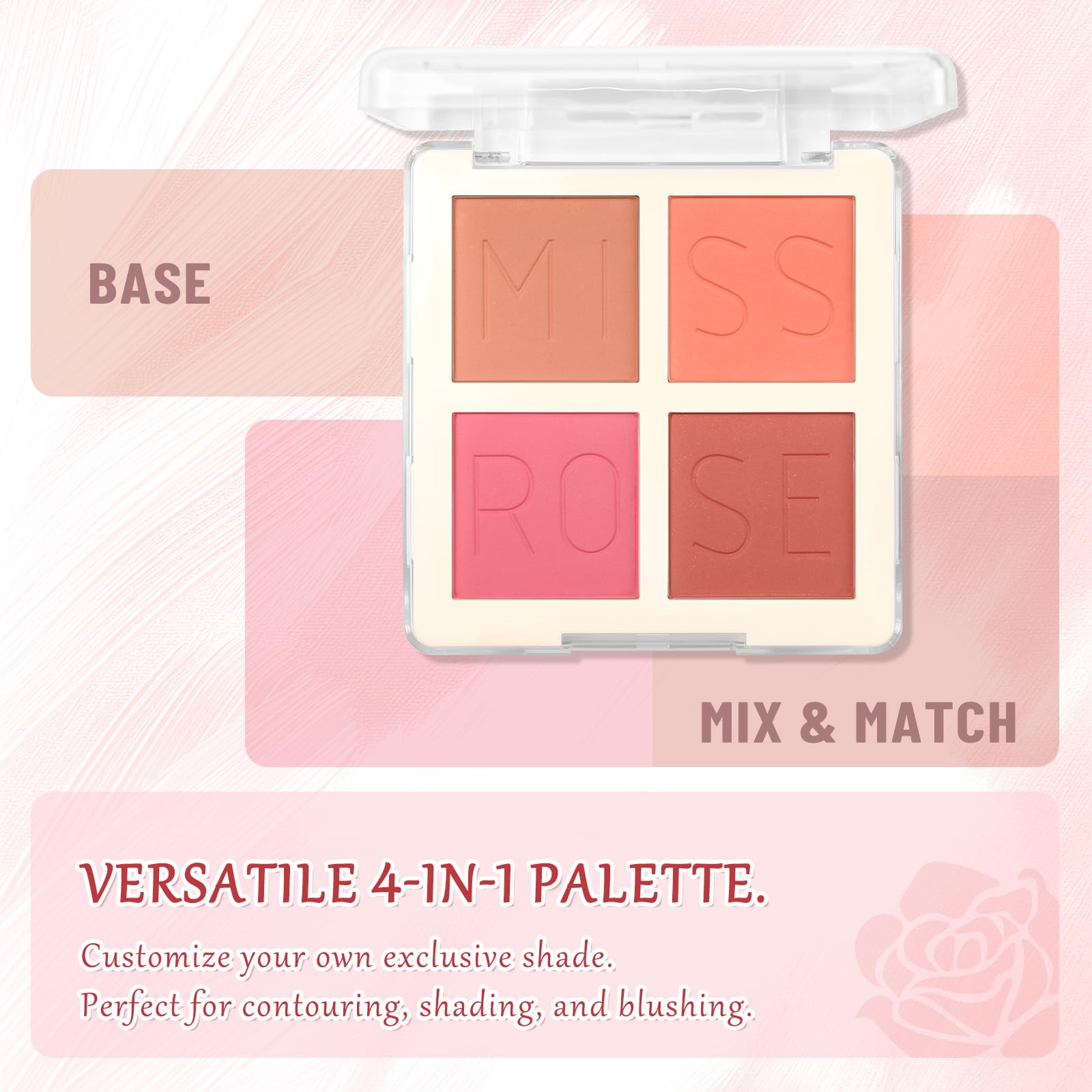 MOOMARTO single pan detail showing clean edges and pressed powder quality