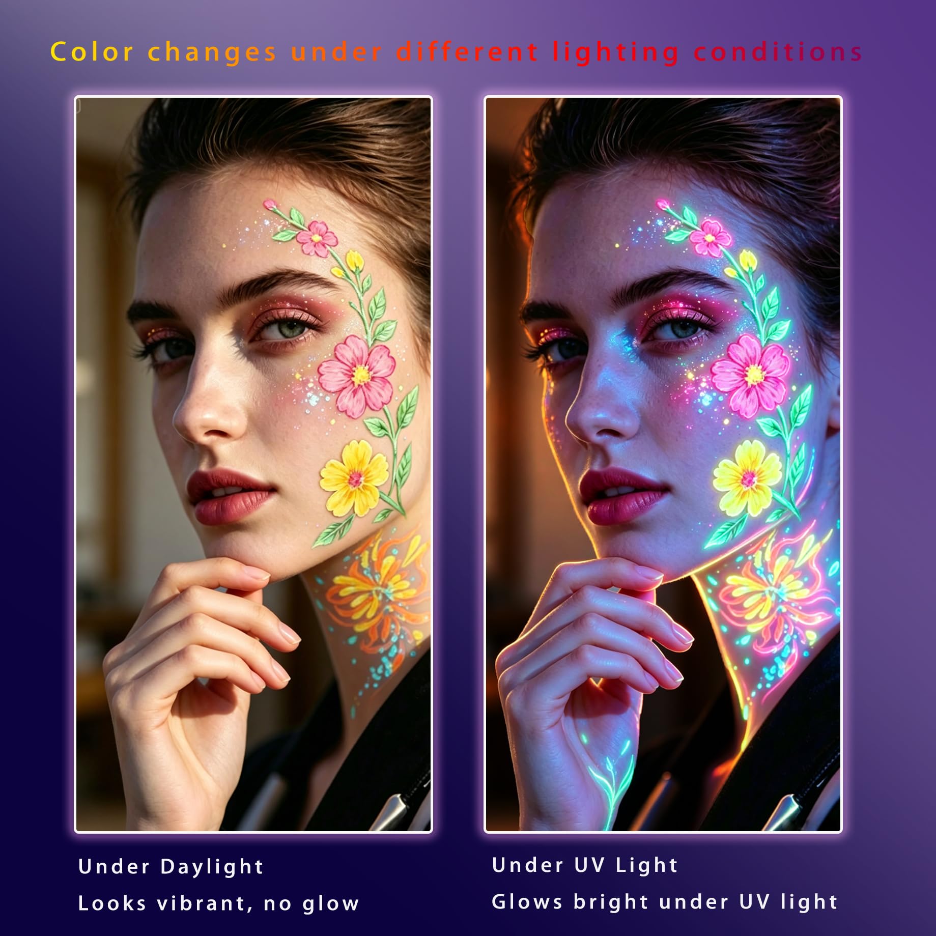 Moonear bright neon crayons laid out for color selection and ease