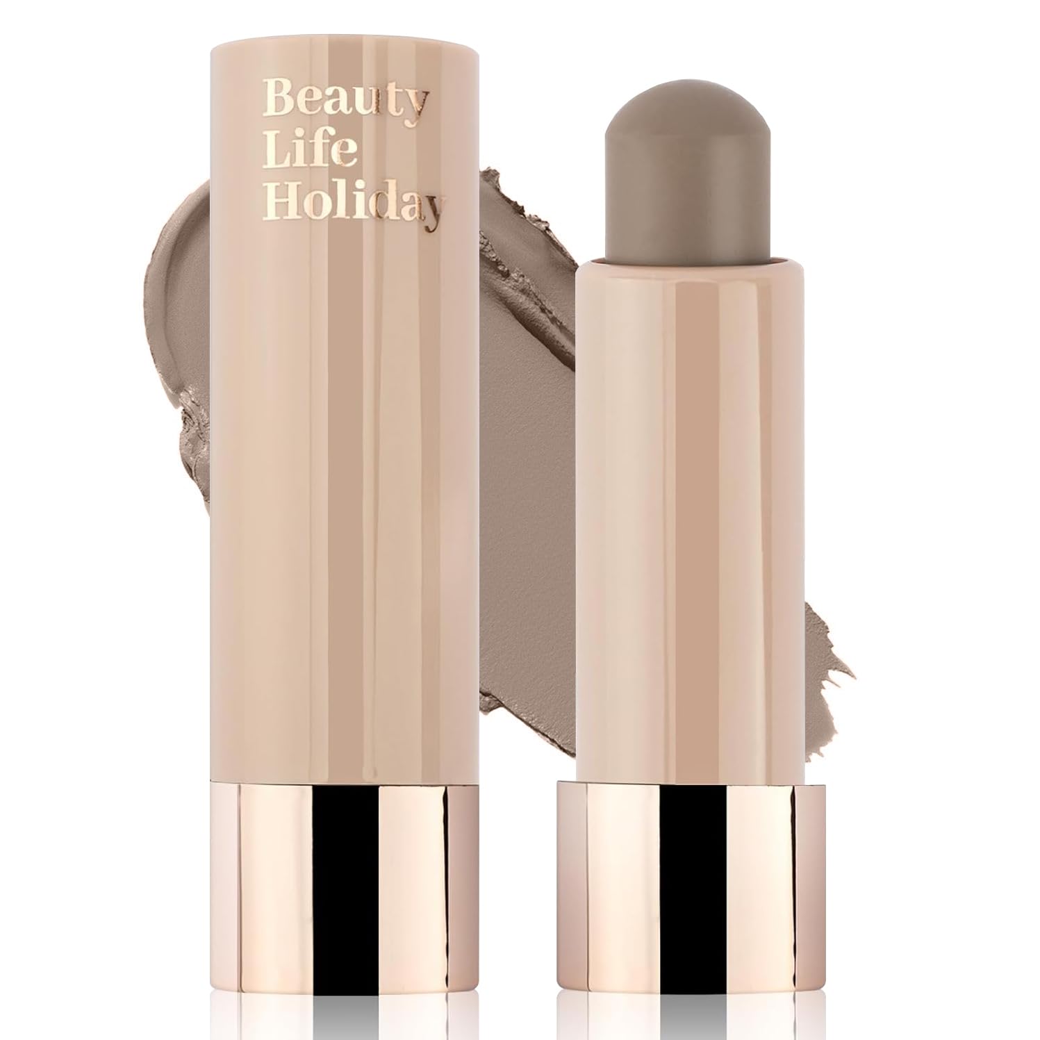 MOONGAZE front view of contour stick shows compact travel-ready design and precise tip