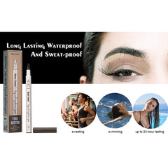 MoonKong pen in use on model demonstrating easy application and natural finish