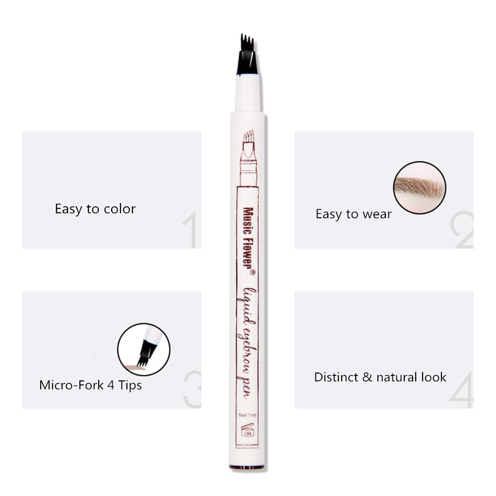 MoonKong shade swatches on forearm showing color options for matched brows