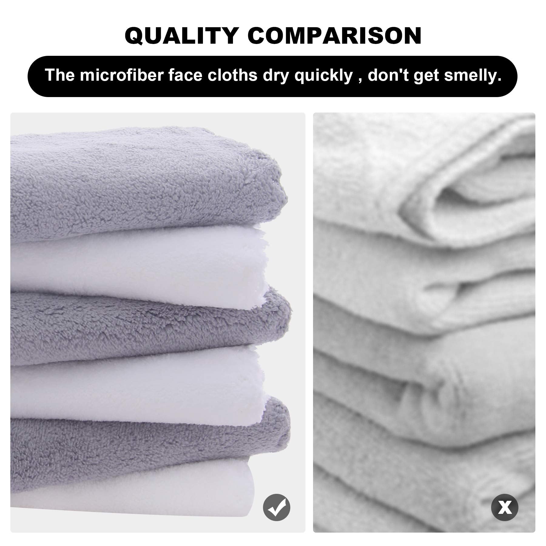 MOONQUEEN cloth held in hand to show softness and travel-ready convenience