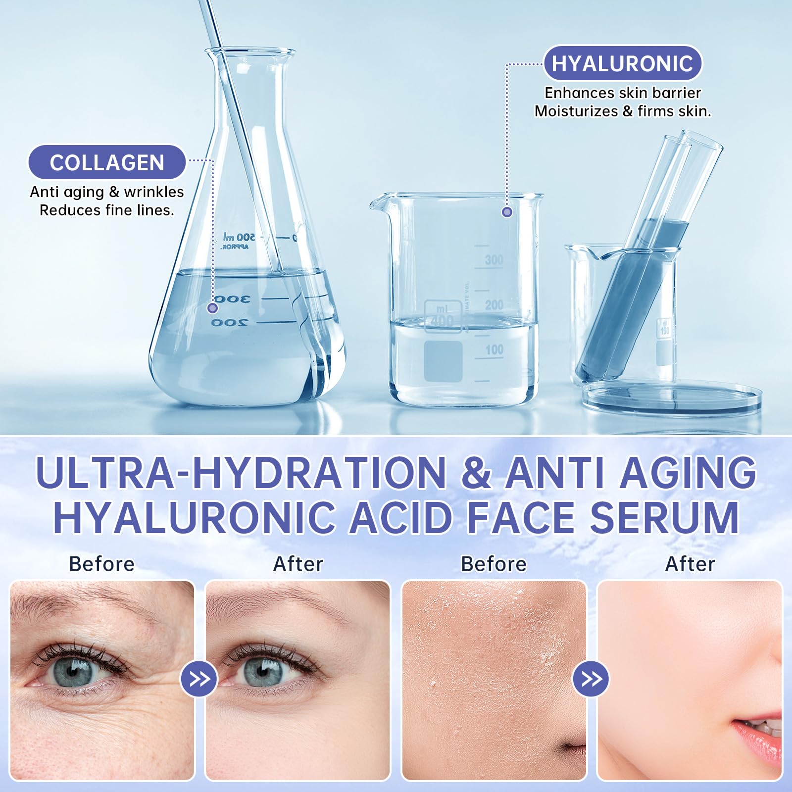 mopayzer application demonstration applying serum to face for immediate hydration