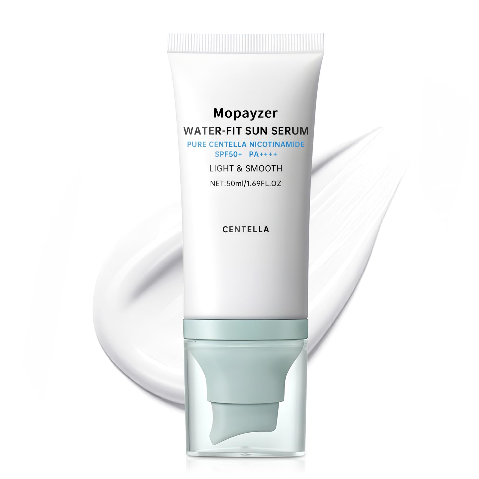 mopayzer front packaging showing SPF 50 for clear protection