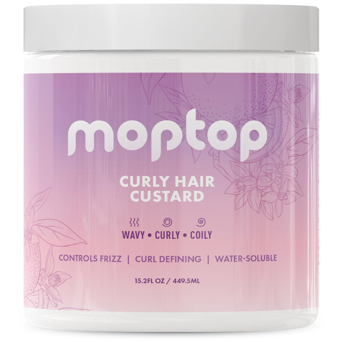 MopTop front packaging showing citrus kumquat label and styling benefit