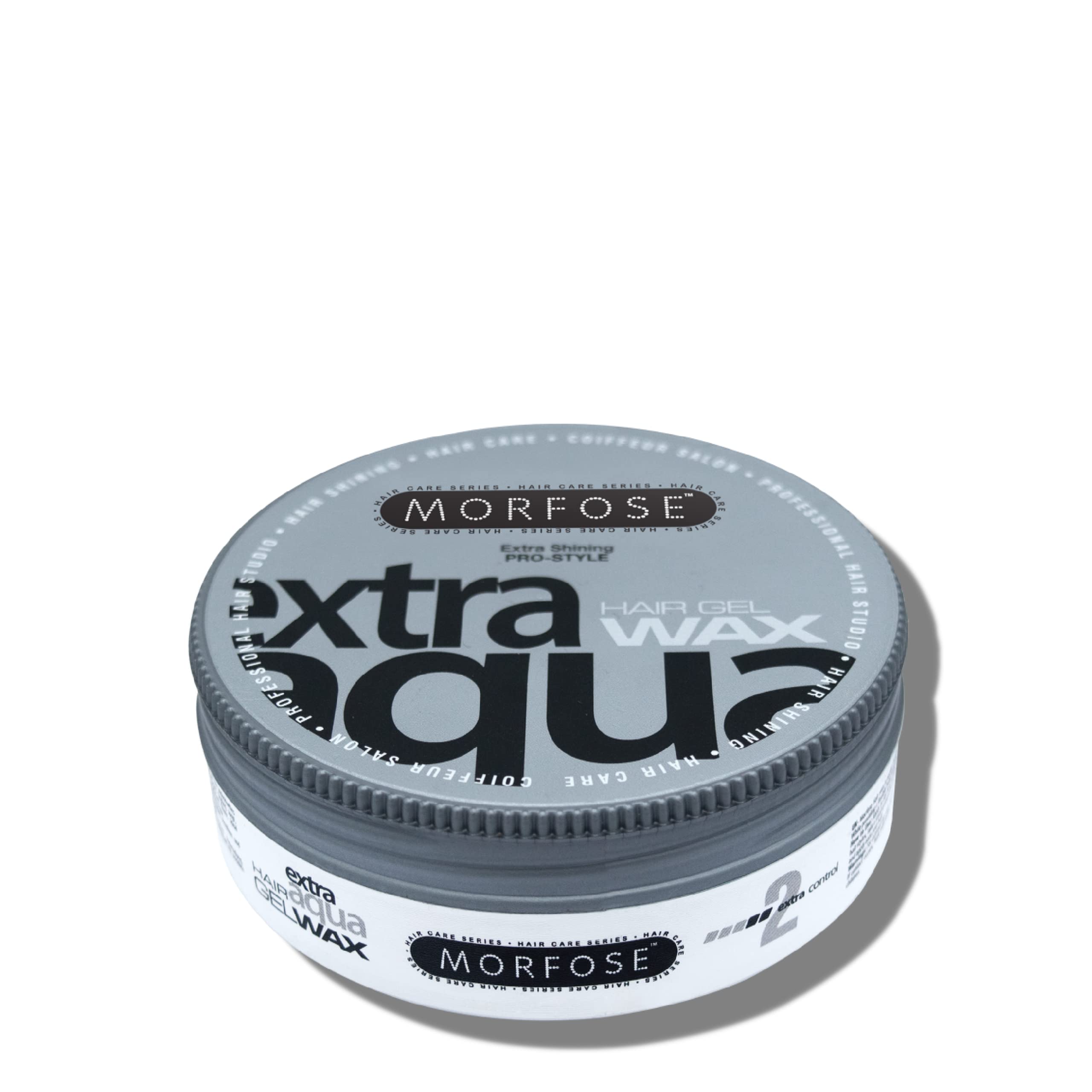 Morfose tin front view showing compact travel-friendly size and design