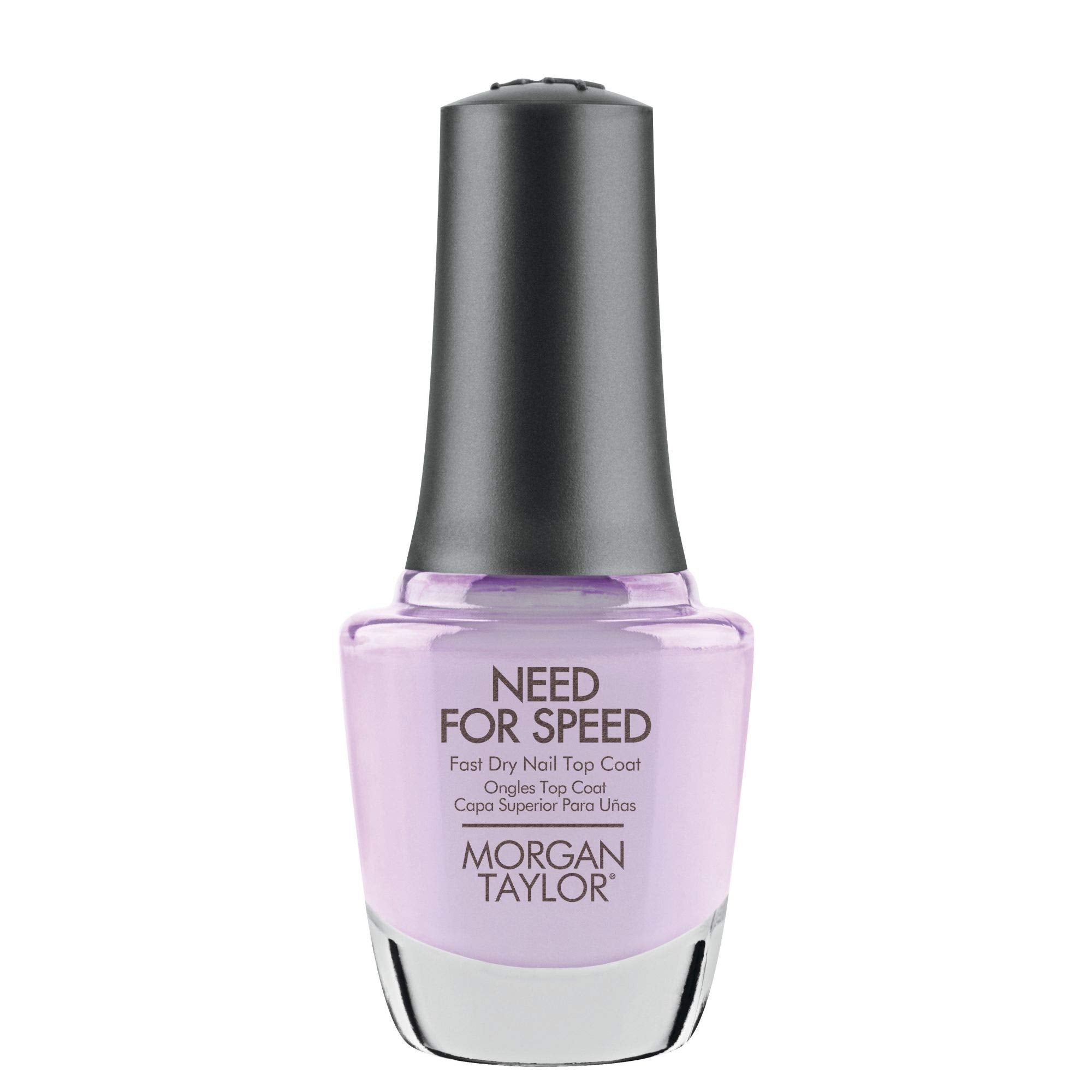 Morgan Taylor front bottle showing glossy finish and fast-dry benefit