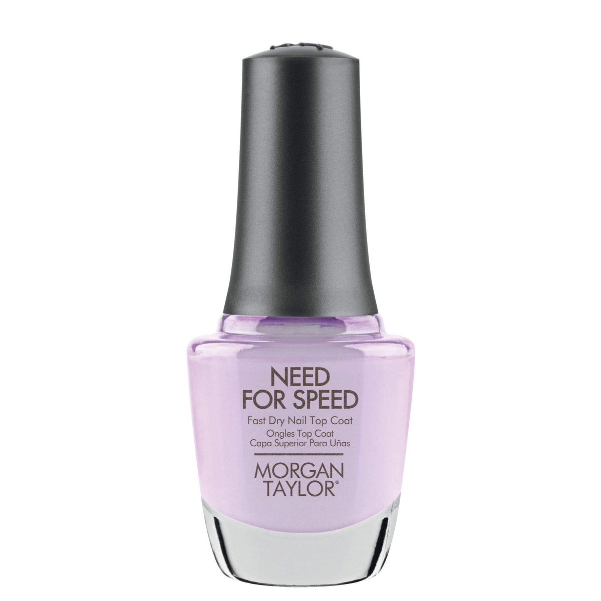Morgan Taylor front bottle showing glossy finish and fast-dry benefit