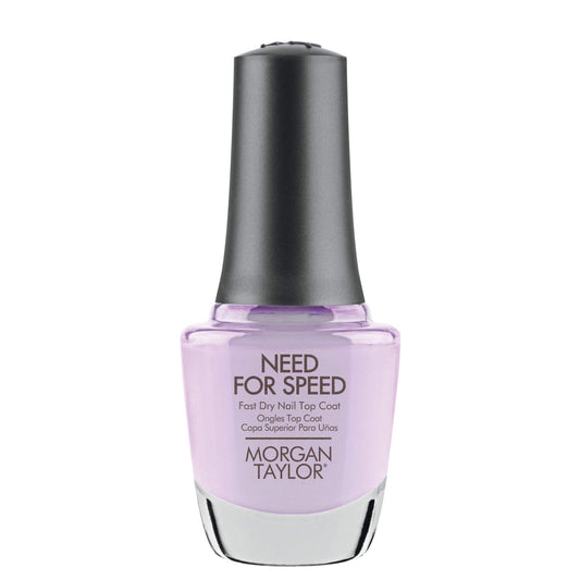 Morgan Taylor front bottle showing glossy finish and fast-dry benefit