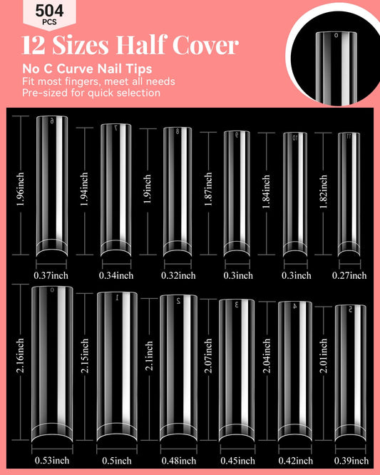 MORGLES clear 3XL tips close-up displaying smooth finish and durability