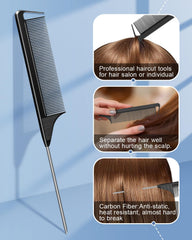 MORGLES clips securing hair rollers in use for long-lasting curl support