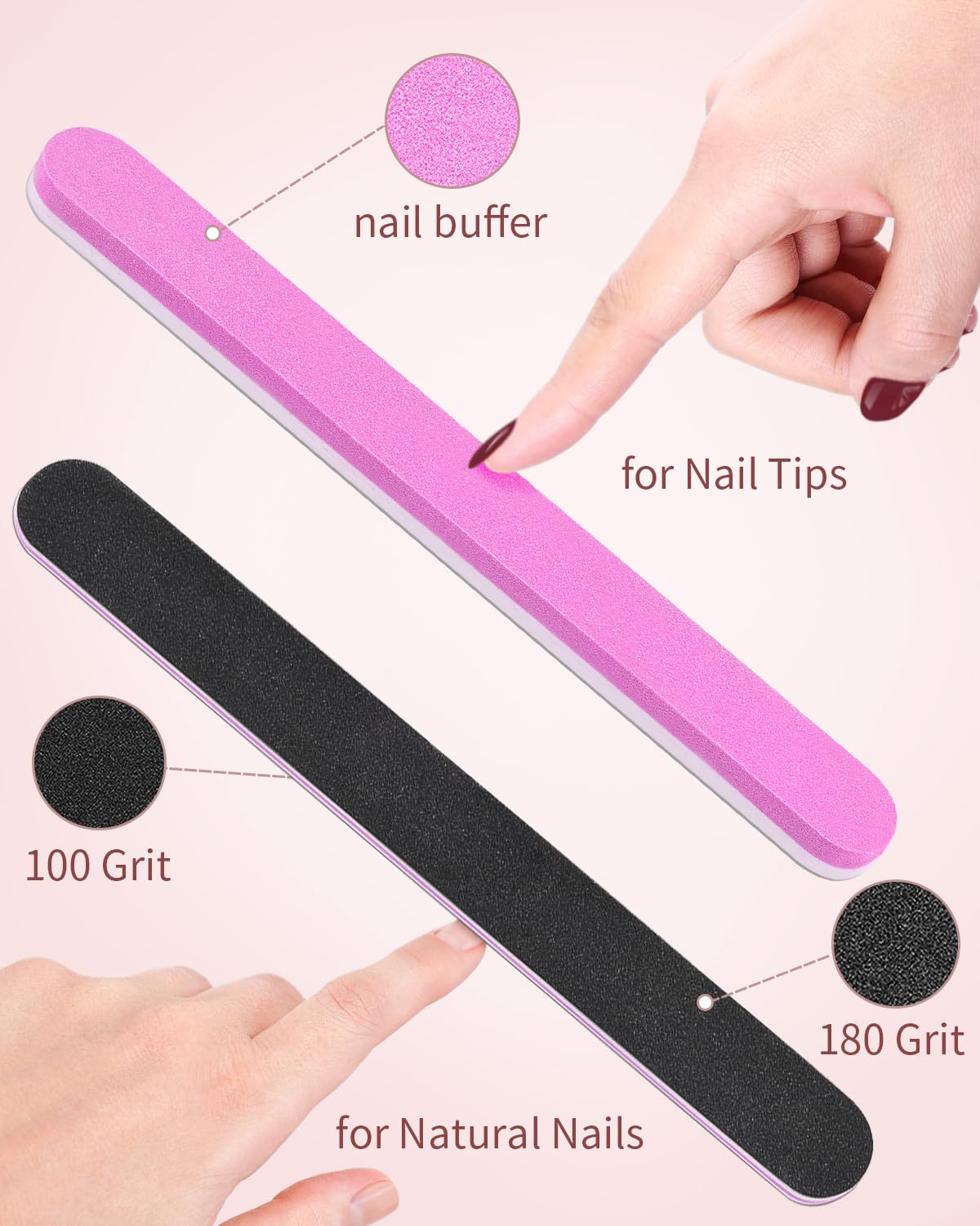MORGLES close-up of glossy tip edge demonstrating smooth finish for easier blending