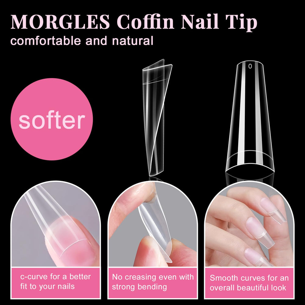 MORGLES close-up of clear coffin tip edge highlighting smooth paint finish