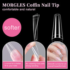 MORGLES close-up of clear coffin tip edge highlighting smooth paint finish