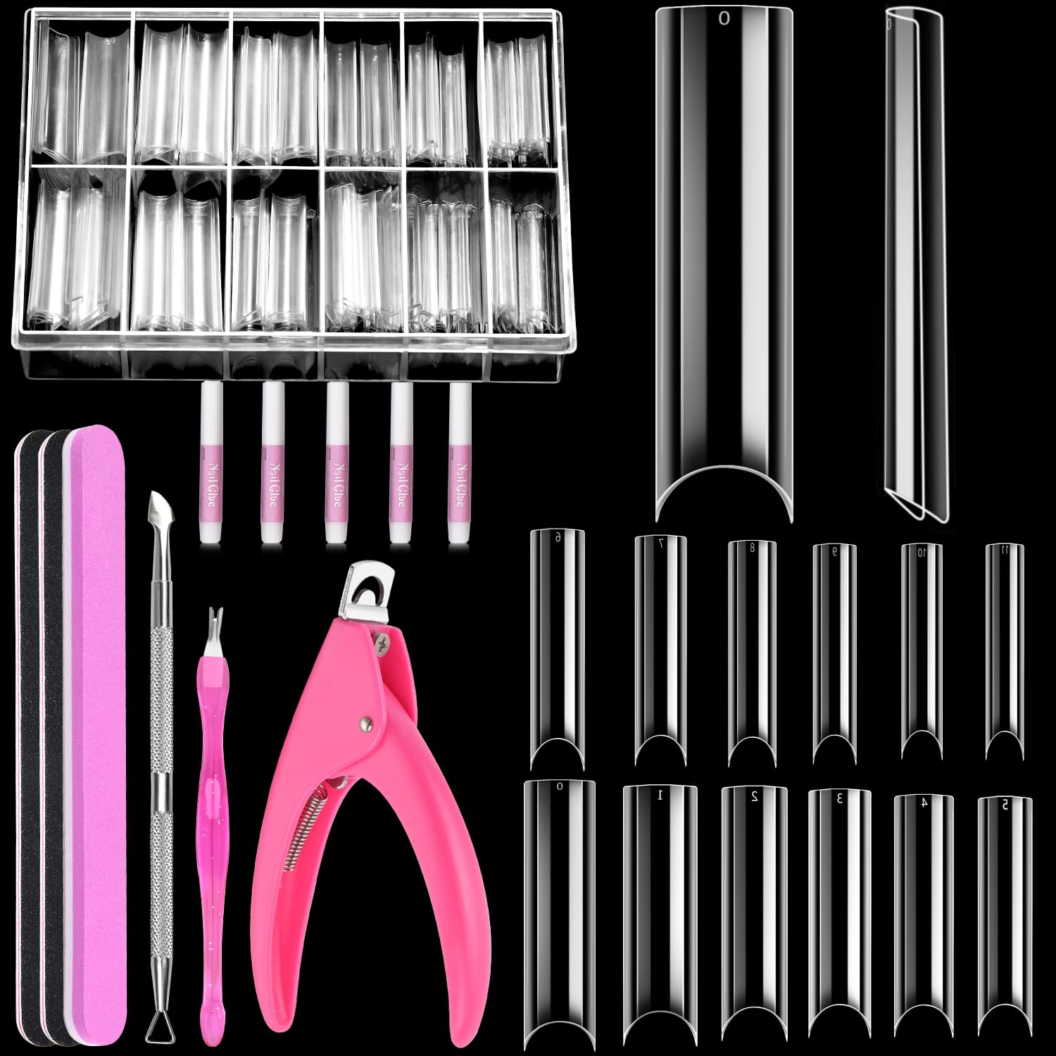 MORGLES front packaging box showing 240-piece kit and tools for organized storage and portability