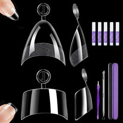 MORGLES front packaging showing full 480-piece kit and included tools for easy setup