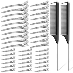 MORGLES front view of full 70PCS clip set showing organizer, benefit: complete kit